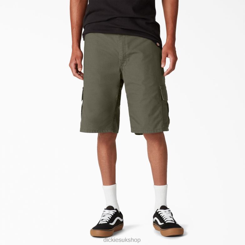 Skateboarding Cargo Shorts 11" Men Dickies Moss Green (MS) 88T84419 Apparel