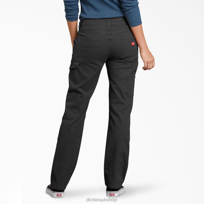 Duck Double-Front Carpenter Pants Women Dickies Regular 88T841776 Apparel