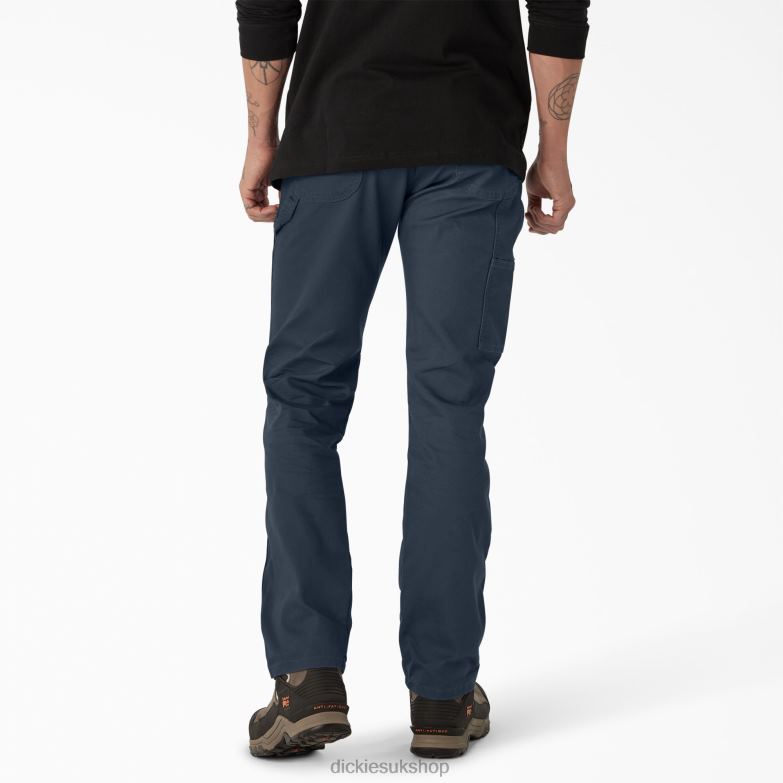 Regular Fit Duck Carpenter Pants Men Dickies Stonewashed Dark Navy (SDN) 88T8494 Apparel