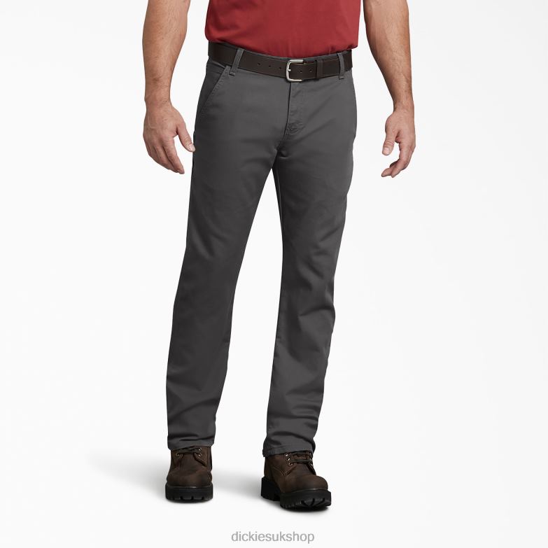 Regular Fit Duck Carpenter Pants Men Dickies Stonewashed Gray (SSL) 88T8497 Apparel