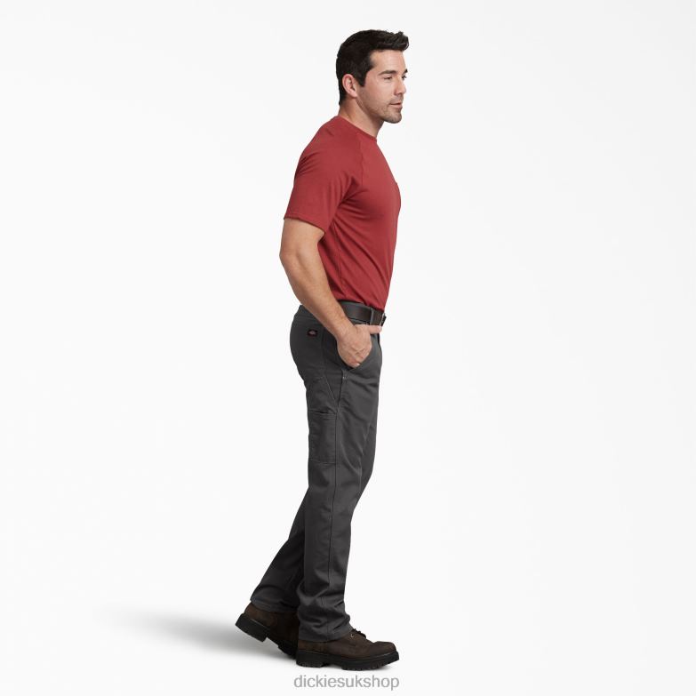 Regular Fit Duck Carpenter Pants Men Dickies Stonewashed Gray (SSL) 88T8497 Apparel