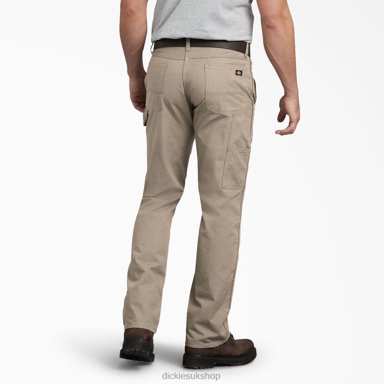 Regular Fit Ripstop Carpenter Pants Men Dickies Rinsed Desert Sand (RDS) 88T84215 Apparel