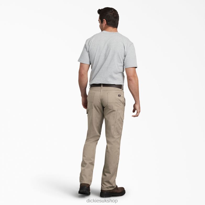 Regular Fit Ripstop Carpenter Pants Men Dickies Rinsed Desert Sand (RDS) 88T84215 Apparel