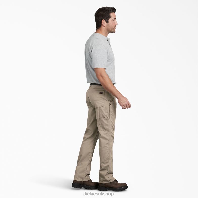 Regular Fit Ripstop Carpenter Pants Men Dickies Rinsed Desert Sand (RDS) 88T84215 Apparel