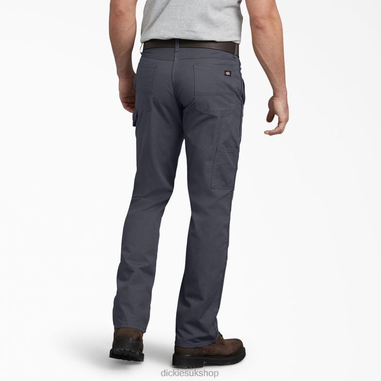 Regular Fit Ripstop Carpenter Pants Men Dickies Rinsed Diesel Gray (RYG) 88T84217 Apparel
