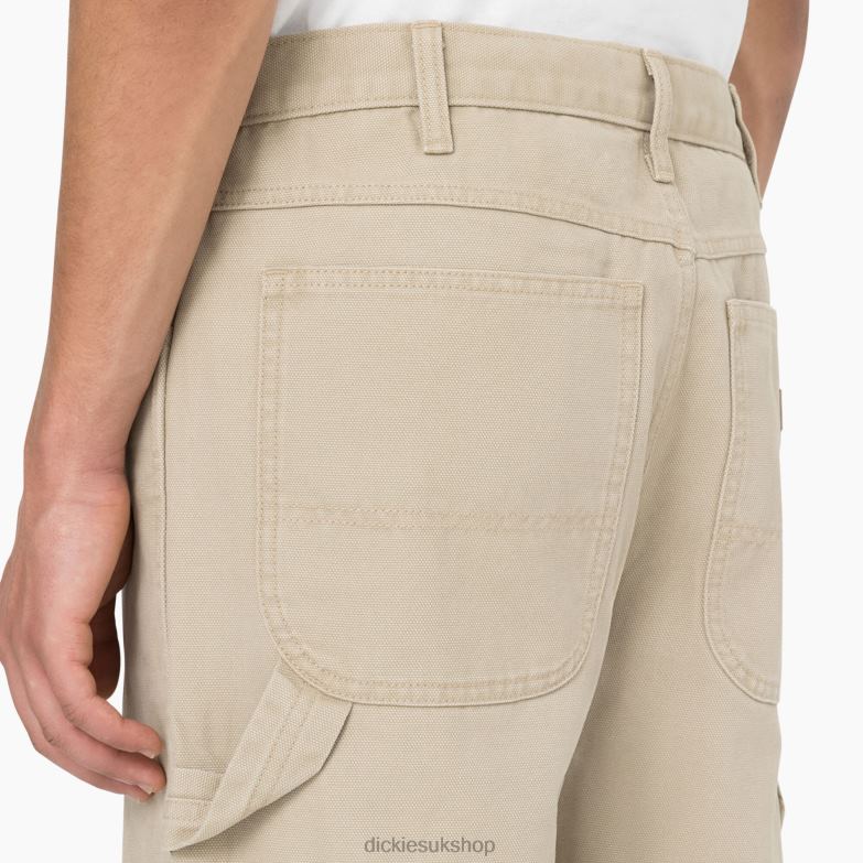 Regular Fit Stonewashed Duck Carpenter Pants Men Dickies Stonewashed Desert Sand (SDS) 88T84252 Apparel