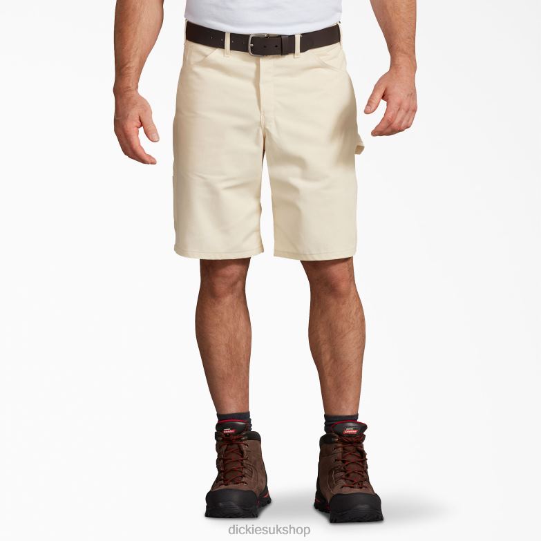 Utility Painter Shorts 11" Men Dickies Natural Beige (NT) 88T84174 Apparel