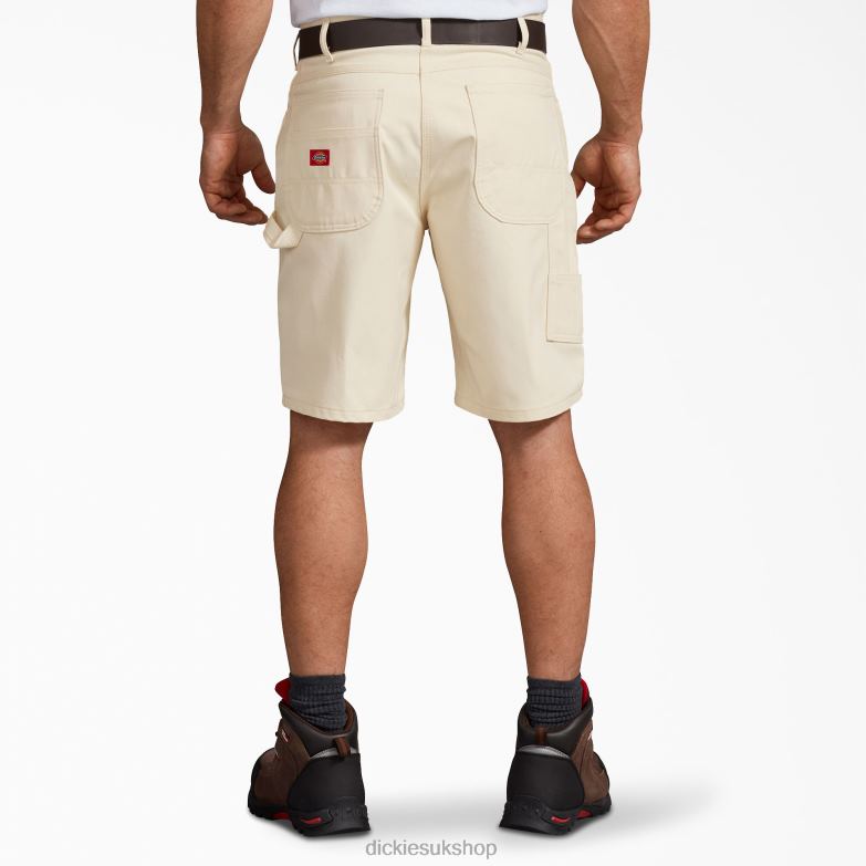 Utility Painter Shorts 11\" Men Dickies Natural Beige (NT) 88T84174 Apparel