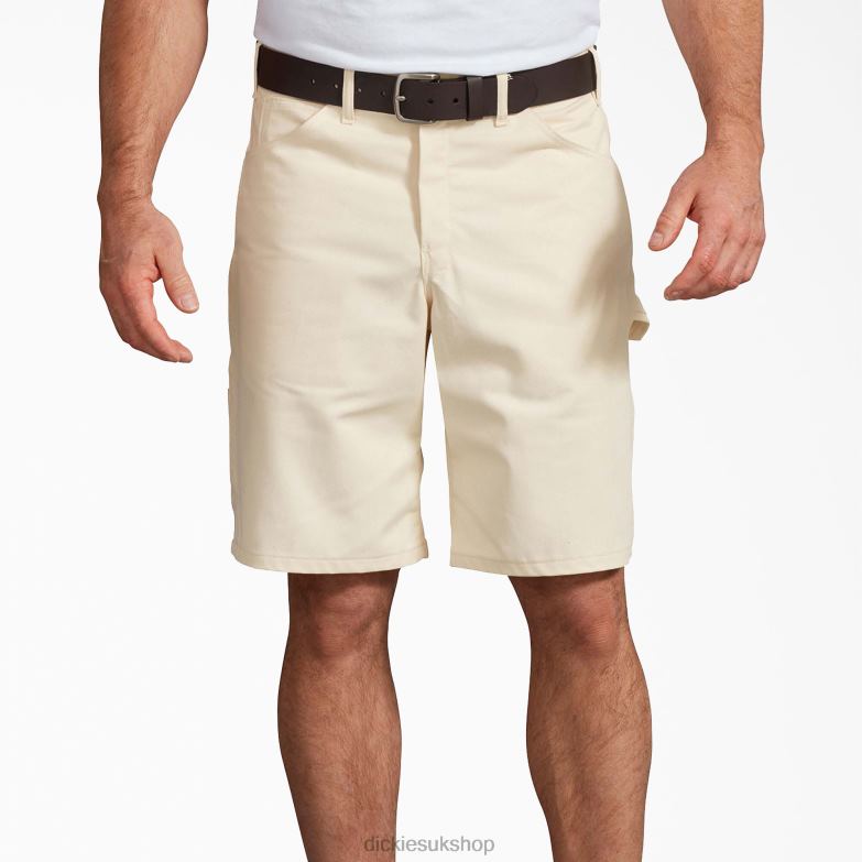 Utility Painter Shorts 11\" Men Dickies Natural Beige (NT) 88T84174 Apparel