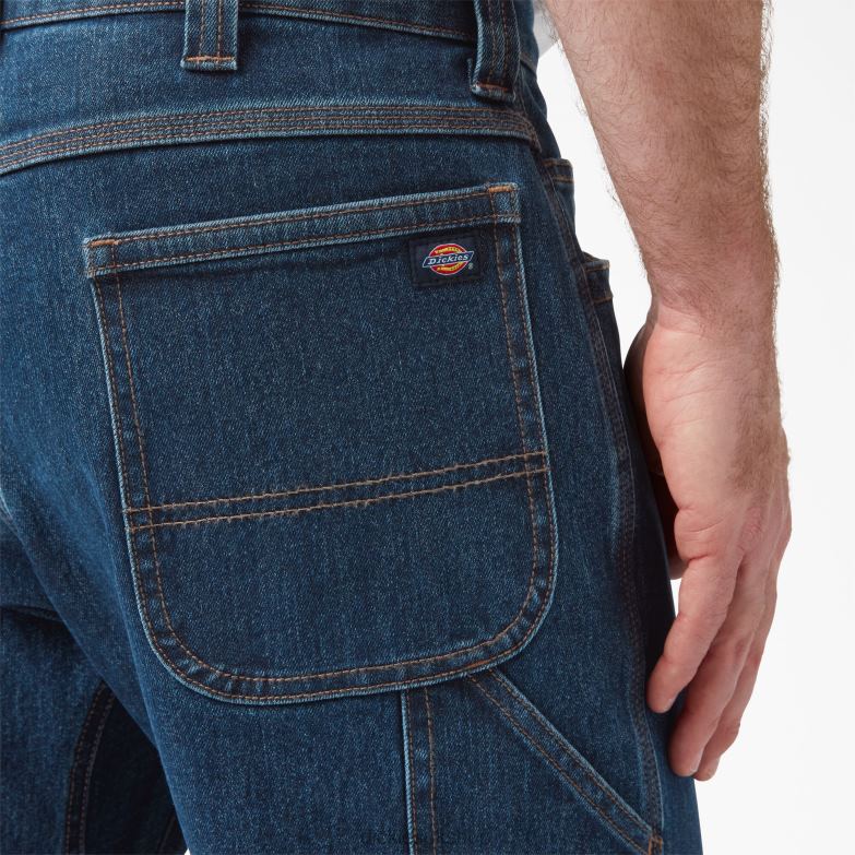 DuraTech Renegade Relaxed Fit Jeans Men Dickies Medium Blue (A1K) 88T84260 Apparel