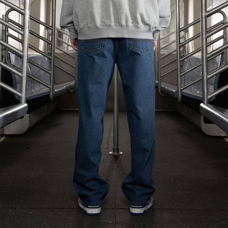 Jake Hayes Relaxed Fit Jeans Men Dickies Stonewashed Vintage Blue (WVB) 88T8452 Apparel