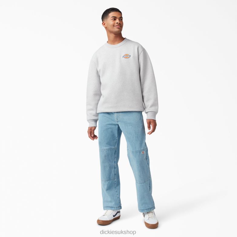 Loose Fit Double Knee Jeans Men Dickies Light Denim (LTD) 88T84119 Apparel