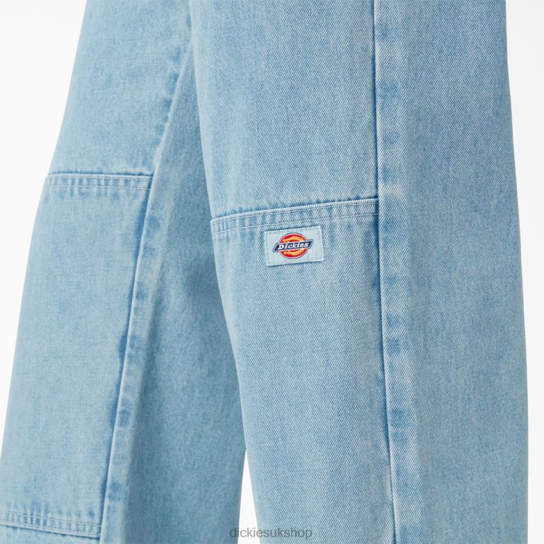Loose Fit Double Knee Jeans Men Dickies Light Denim (LTD) 88T84119 Apparel