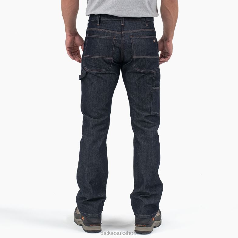 Regular Fit Carpenter Jeans Men Dickies Rinsed Indigo Blue (RNB) 88T84291 Apparel