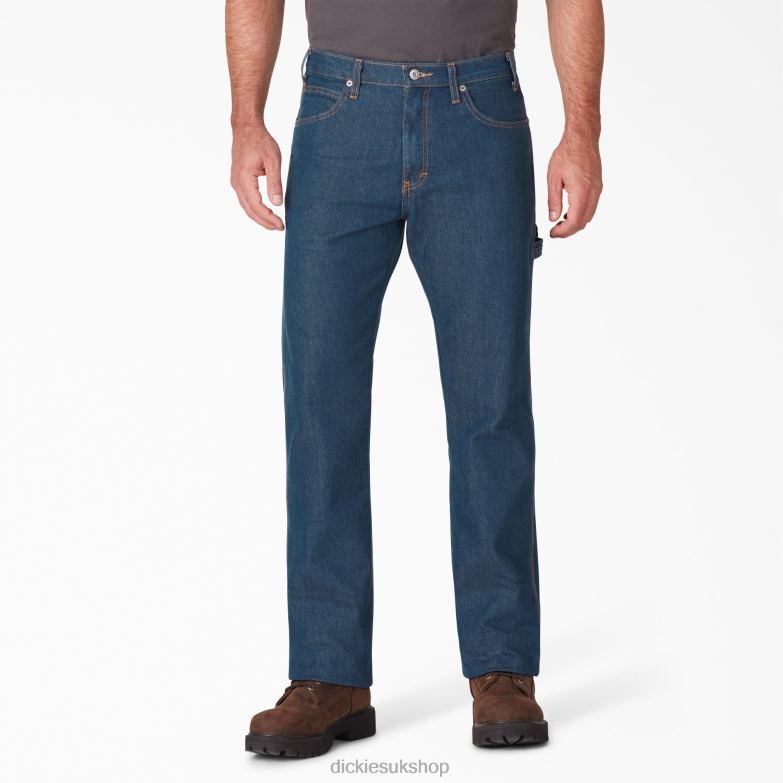 Regular Fit Carpenter Jeans Men Dickies Stonewashed Indigo Blue (SNB) 88T84292 Apparel