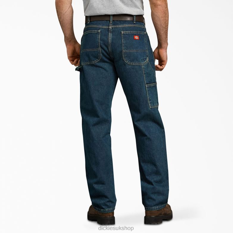 Relaxed Fit Carpenter Heavyweight Jeans Men Dickies Heritage Tinted Khaki (THK) 88T8479 Apparel