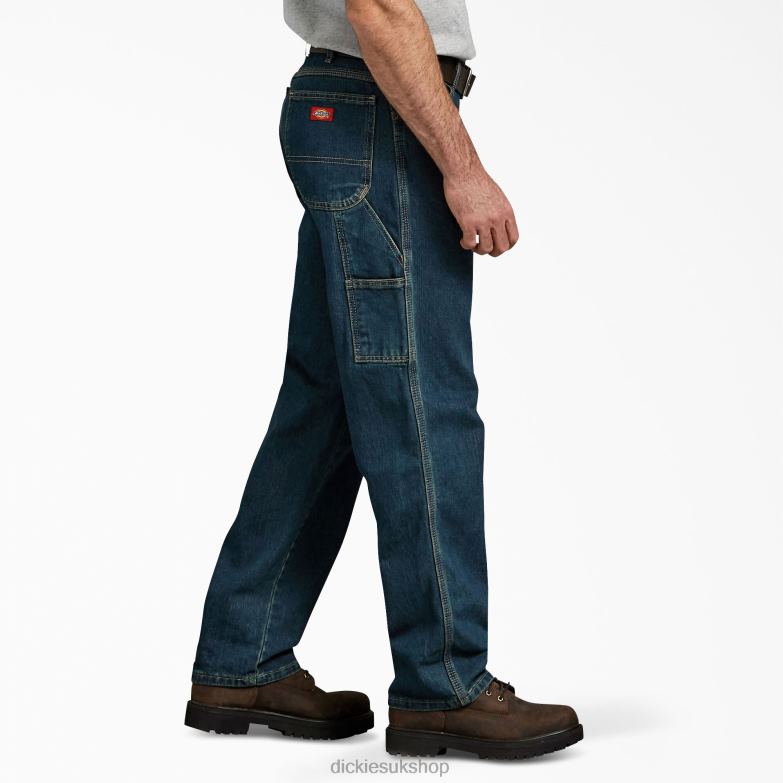 Relaxed Fit Carpenter Heavyweight Jeans Men Dickies Heritage Tinted Khaki (THK) 88T8479 Apparel