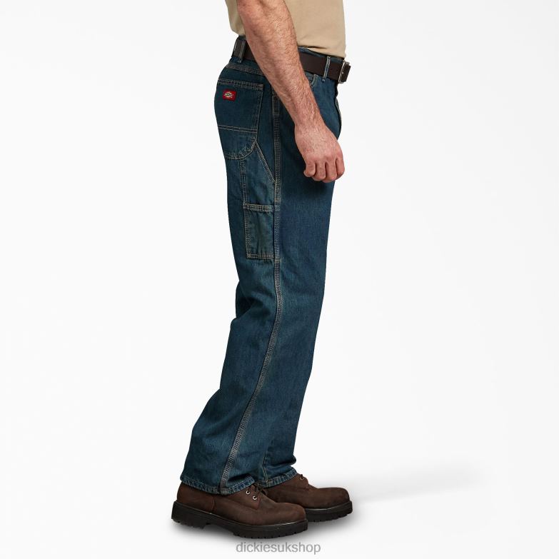 Relaxed Fit Carpenter Jeans Men Dickies Heritage Tinted Khaki (THK) 88T84118 Apparel