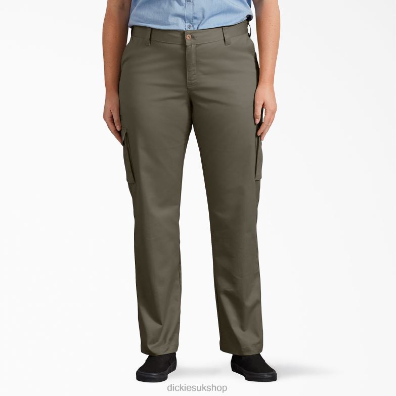 Plus Relaxed Fit Stretch Cargo Pants Women Dickies Regular 88T841909 Apparel
