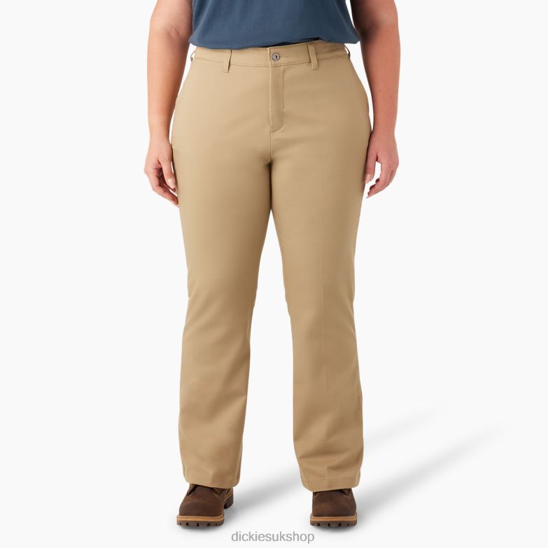 Plus Slim Fit Bootcut Twill Pants Women Dickies Regular 88T841899 Apparel