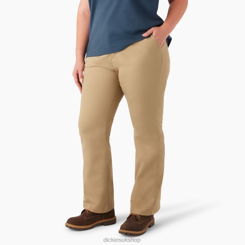 Plus Slim Fit Bootcut Twill Pants Women Dickies Regular 88T841899 Apparel
