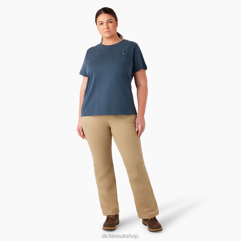 Plus Slim Fit Bootcut Twill Pants Women Dickies Regular 88T841899 Apparel