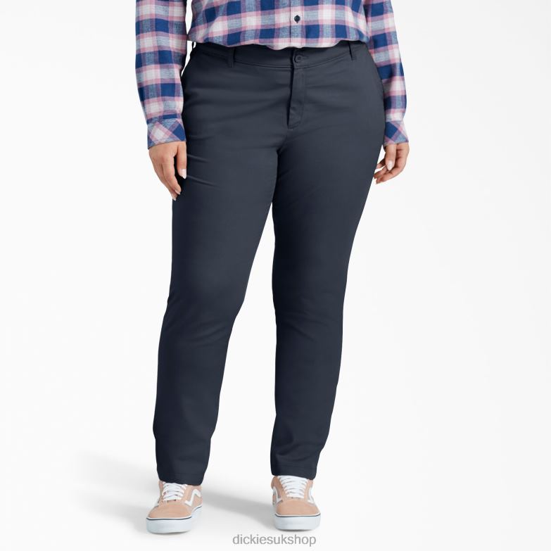 Plus Slim Fit Skinny Leg Pants Women Dickies Regular 88T841831 Apparel