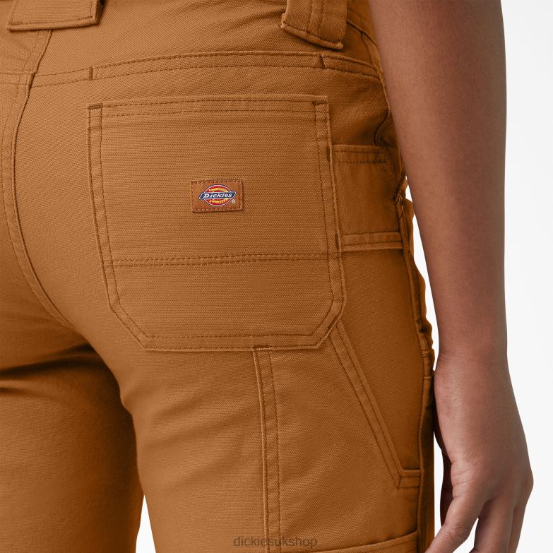 DuraTech Renegade Shorts 9\" Women Dickies Brown Duck (BD) 88T842247 Apparel