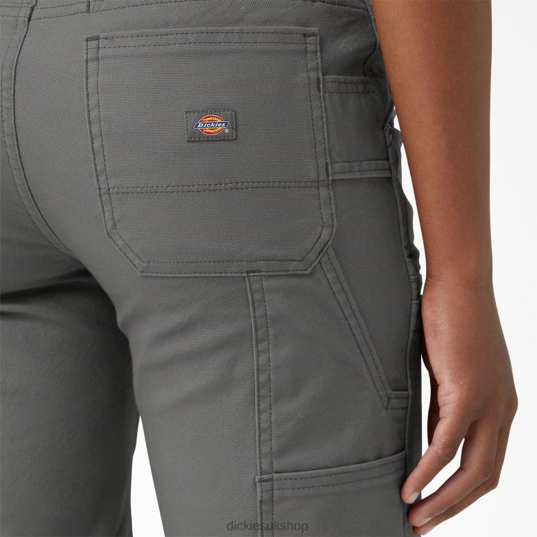 DuraTech Renegade Shorts 9\" Women Dickies Gray (GY) 88T842249 Apparel
