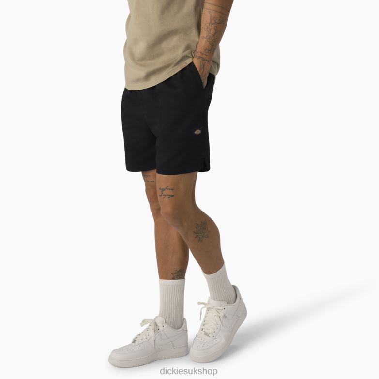 Pelican Rapids Shorts 6\" Men Dickies Black (BKX) 88T84450 Apparel