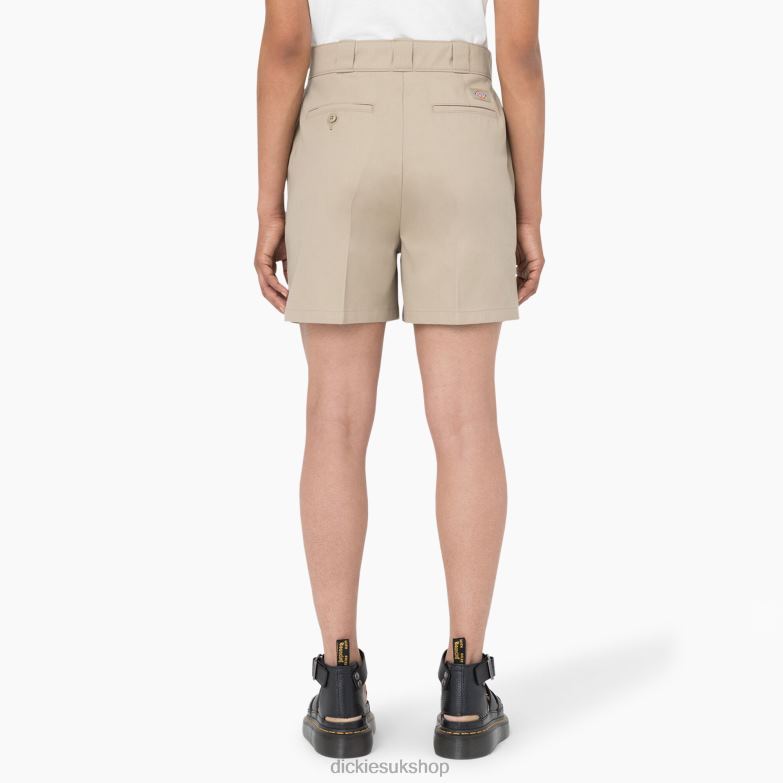 Phoenix Shorts 4\" Women Dickies Khaki (KH) 88T842223 Apparel