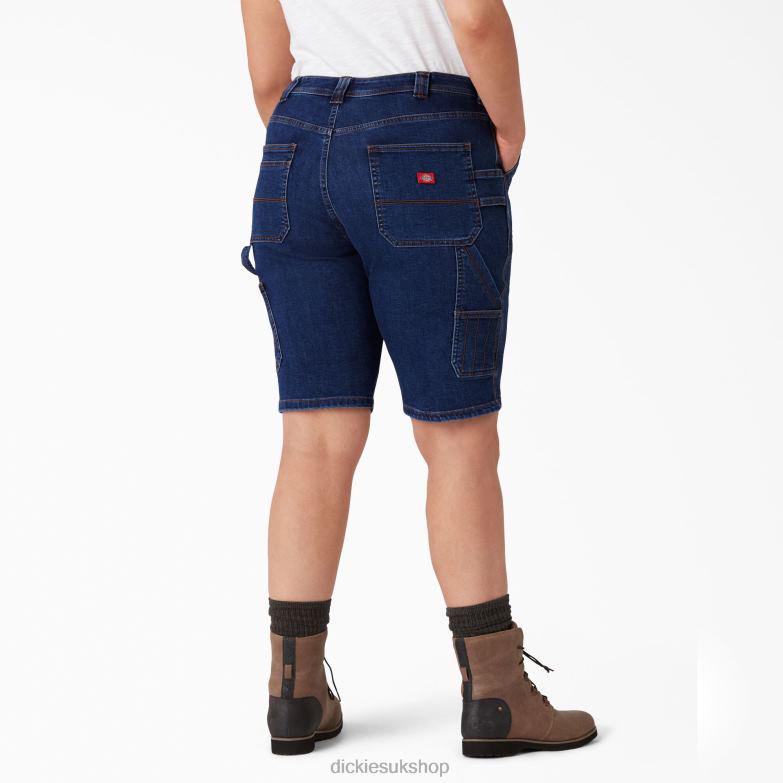 Plus Carpenter Jean Shorts 11\" Women Dickies Regular 88T842261 Apparel