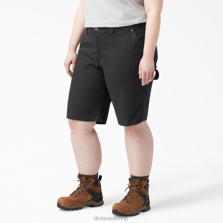 Plus Duck Carpenter Shorts 11\" Women Dickies Regular 88T842267 Apparel