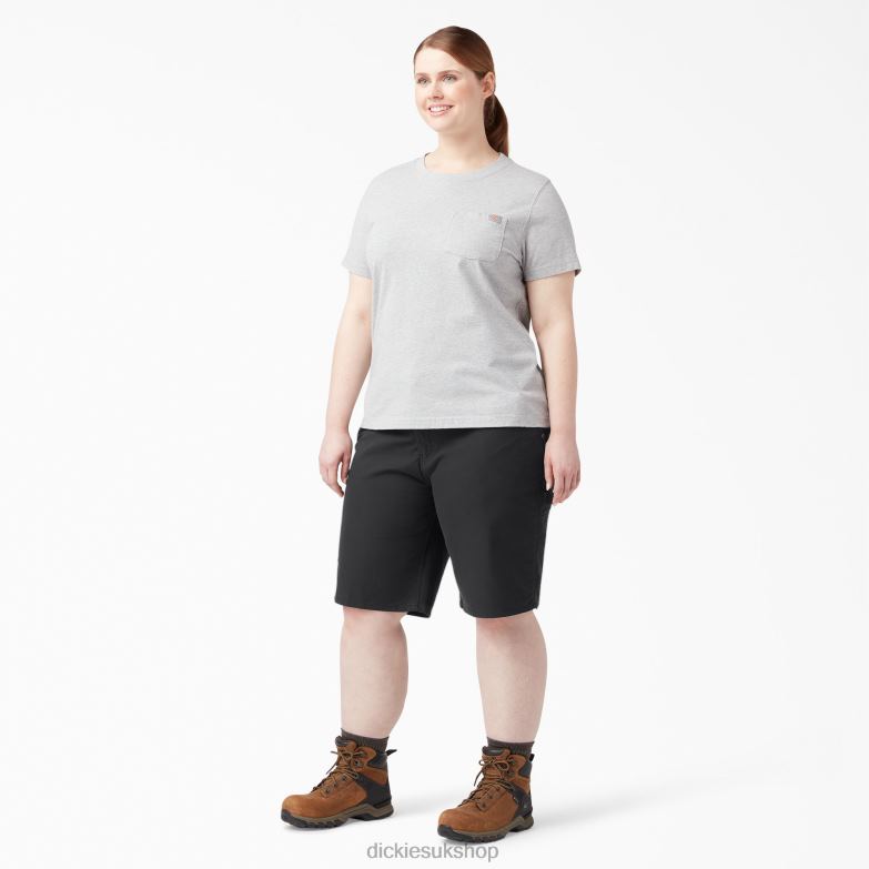 Plus Duck Carpenter Shorts 11\" Women Dickies Regular 88T842267 Apparel