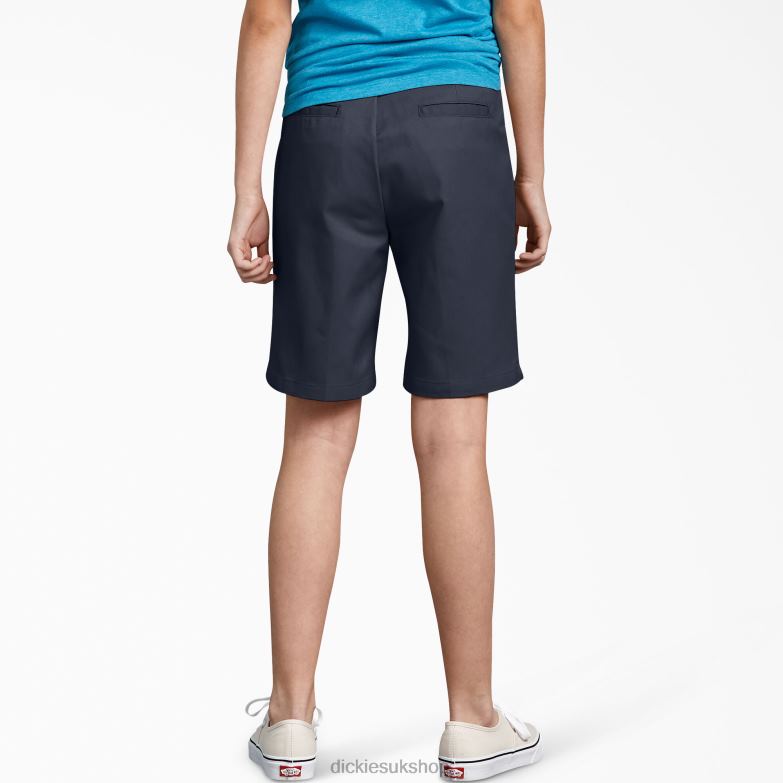 Slim Fit Shorts Kids Dickies Dark Navy (DN) 88T842712 Apparel