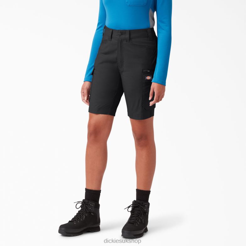 Temp-iQ 365 Shorts 9" Women Dickies Black (BKX) 88T841612 Apparel