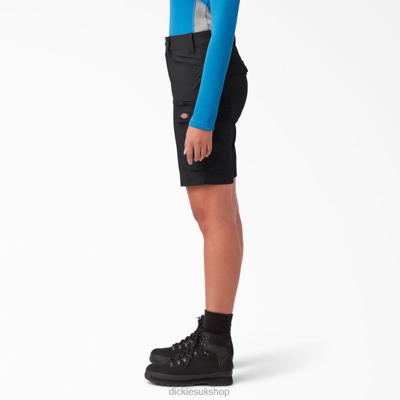 Temp-iQ 365 Shorts 9\" Women Dickies Black (BKX) 88T841612 Apparel