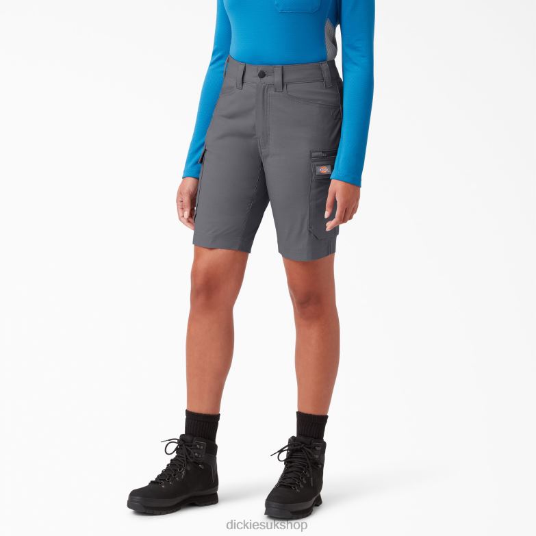 Temp-iQ 365 Shorts 9" Women Dickies Graphite Gray (GA) 88T841613 Apparel