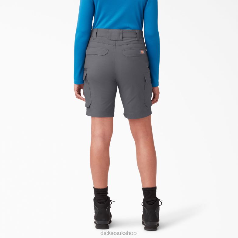 Temp-iQ 365 Shorts 9\" Women Dickies Graphite Gray (GA) 88T841613 Apparel