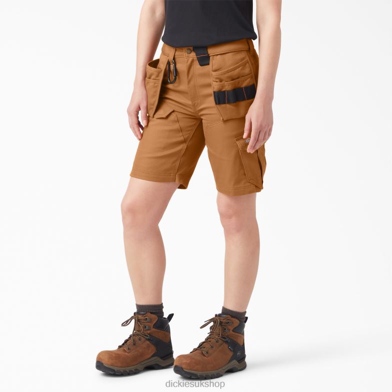 Traeger Ultimate Grilling Shorts 9" Women Dickies Brown Duck (BD) 88T842256 Apparel