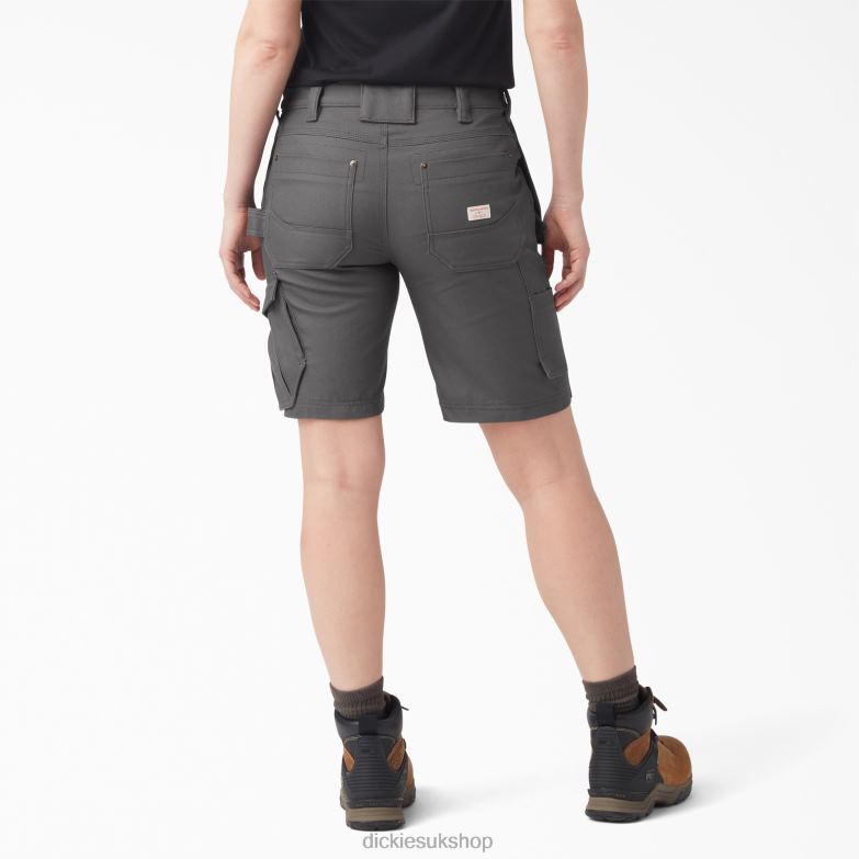 Traeger Ultimate Grilling Shorts 9\" Women Dickies Slate Gray (SL) 88T842257 Apparel