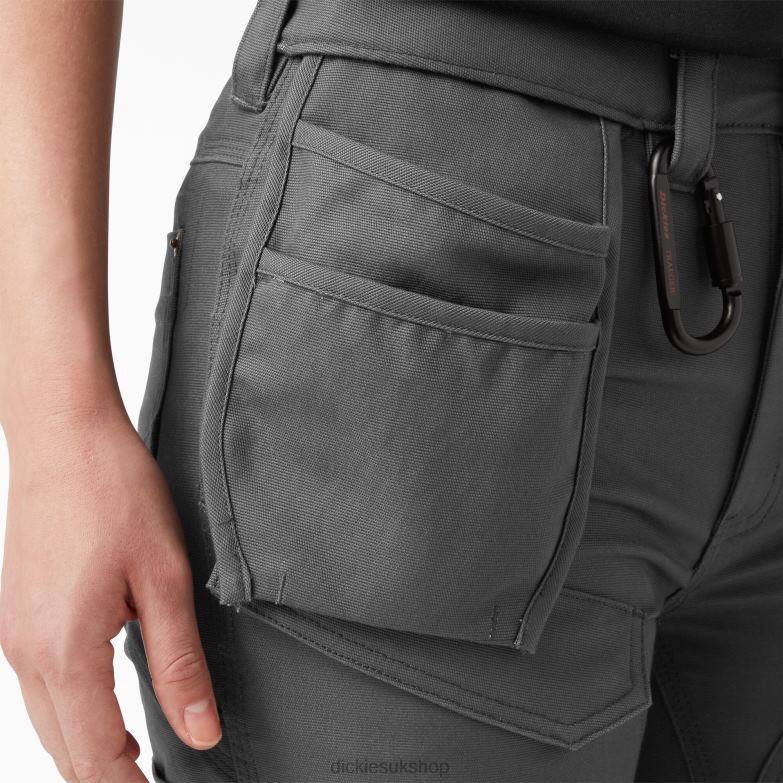 Traeger Ultimate Grilling Shorts 9\" Women Dickies Slate Gray (SL) 88T842257 Apparel