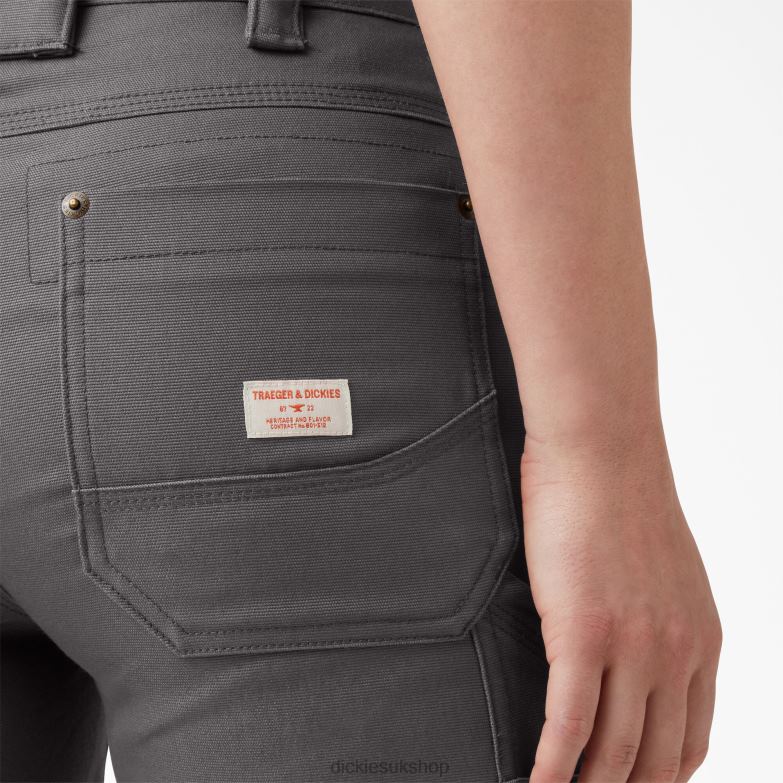 Traeger Ultimate Grilling Shorts 9\" Women Dickies Slate Gray (SL) 88T842257 Apparel