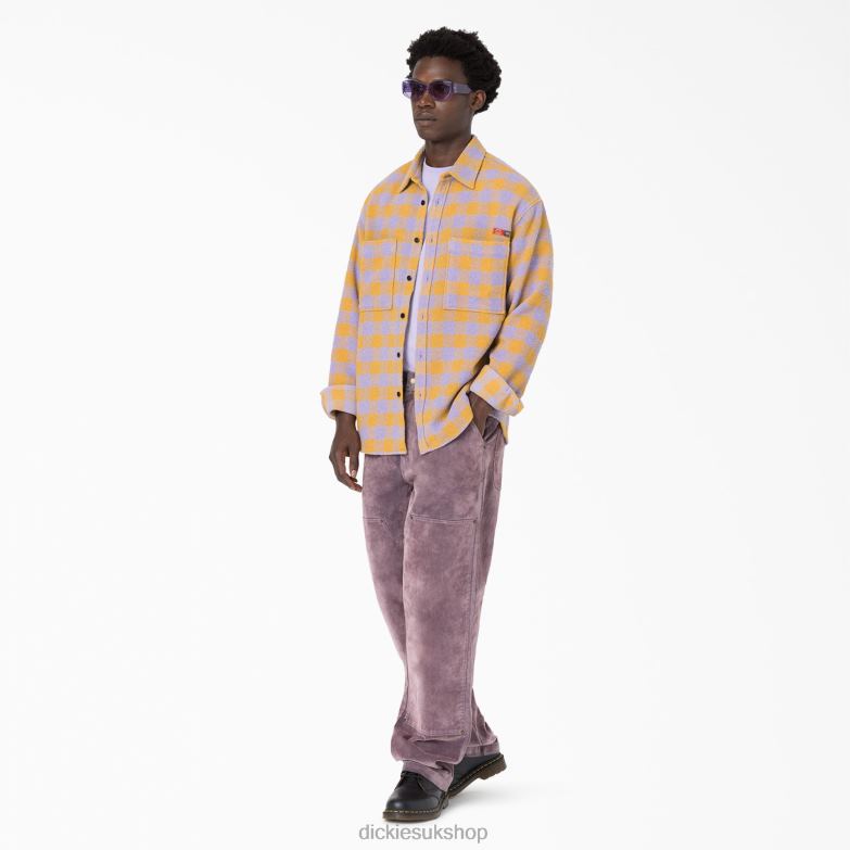 Opening Ceremony Flock Double Knee Utility Jeans Men Dickies Lilac (LC) 88T84284 Apparel