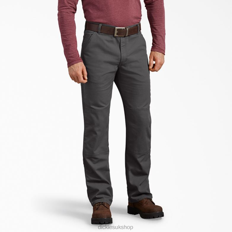 Regular Fit Duck Double Knee Pants Men Dickies Stonewashed Gray (SSL) 88T84199 Apparel