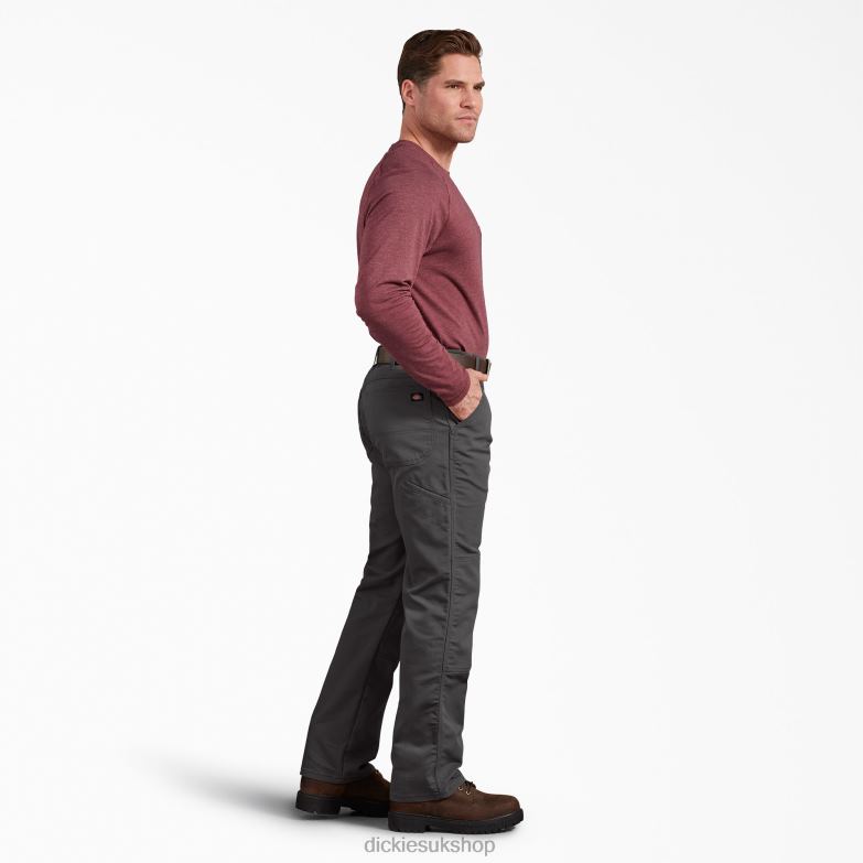 Regular Fit Duck Double Knee Pants Men Dickies Stonewashed Gray (SSL) 88T84199 Apparel