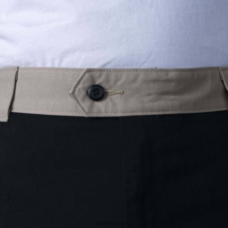 Ronnie Sandoval Double Knee Pants Men Dickies Black/Desert Sand Color Block (BDC) 88T84233 Apparel