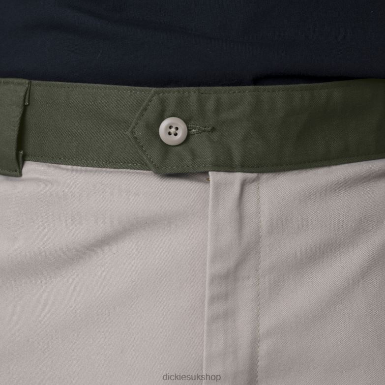 Ronnie Sandoval Double Knee Pants Men Dickies Desert Sand/Olive Color Block (DVC) 88T84234 Apparel