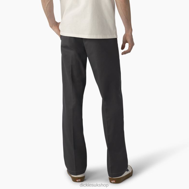 Skateboarding Double Knee Pants Men Dickies Charcoal/Gray Stitching (HCG) 88T84162 Apparel
