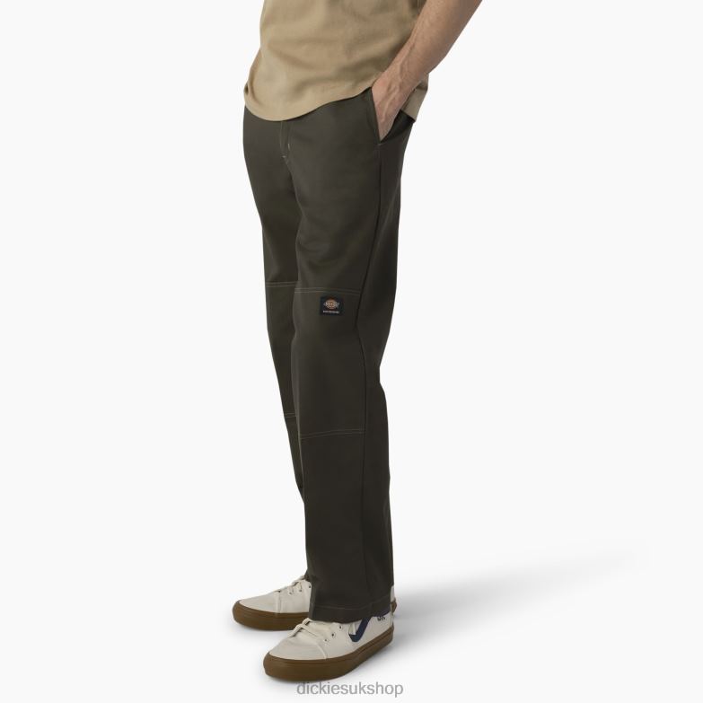 Skateboarding Double Knee Pants Men Dickies Olive Green (OG) 88T84163 Apparel